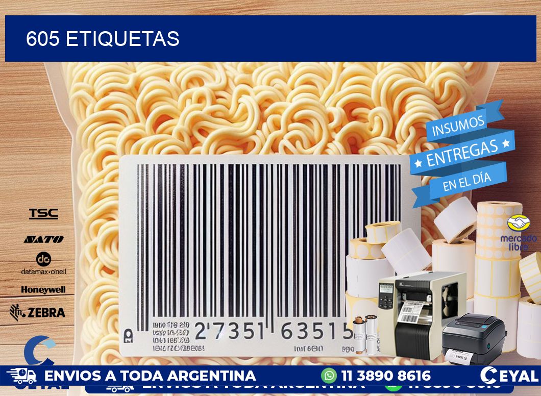 605 ETIQUETAS
