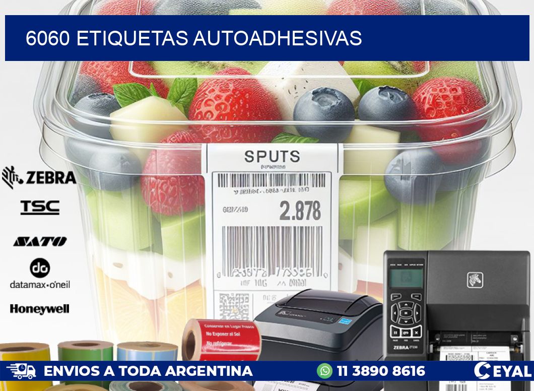 6060 ETIQUETAS AUTOADHESIVAS