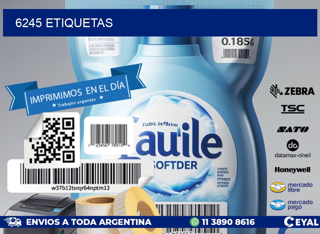 6245 ETIQUETAS
