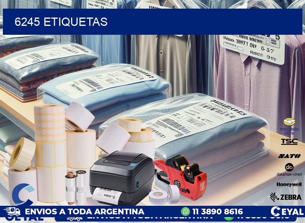 6245 ETIQUETAS