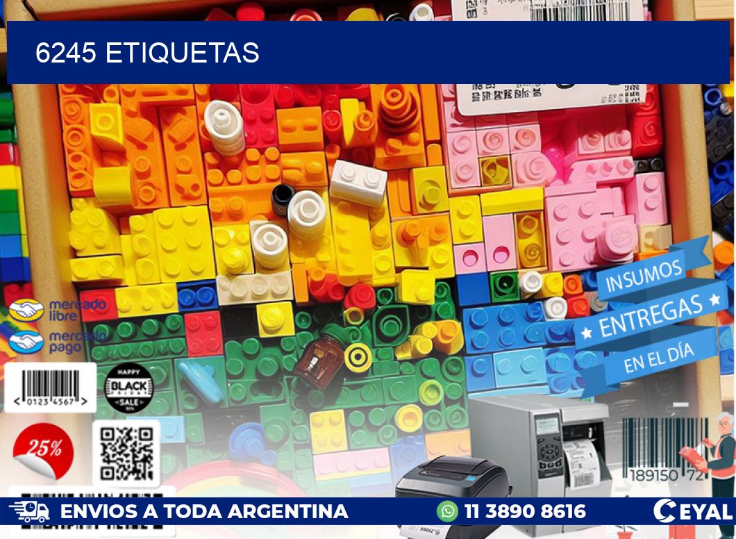6245 ETIQUETAS