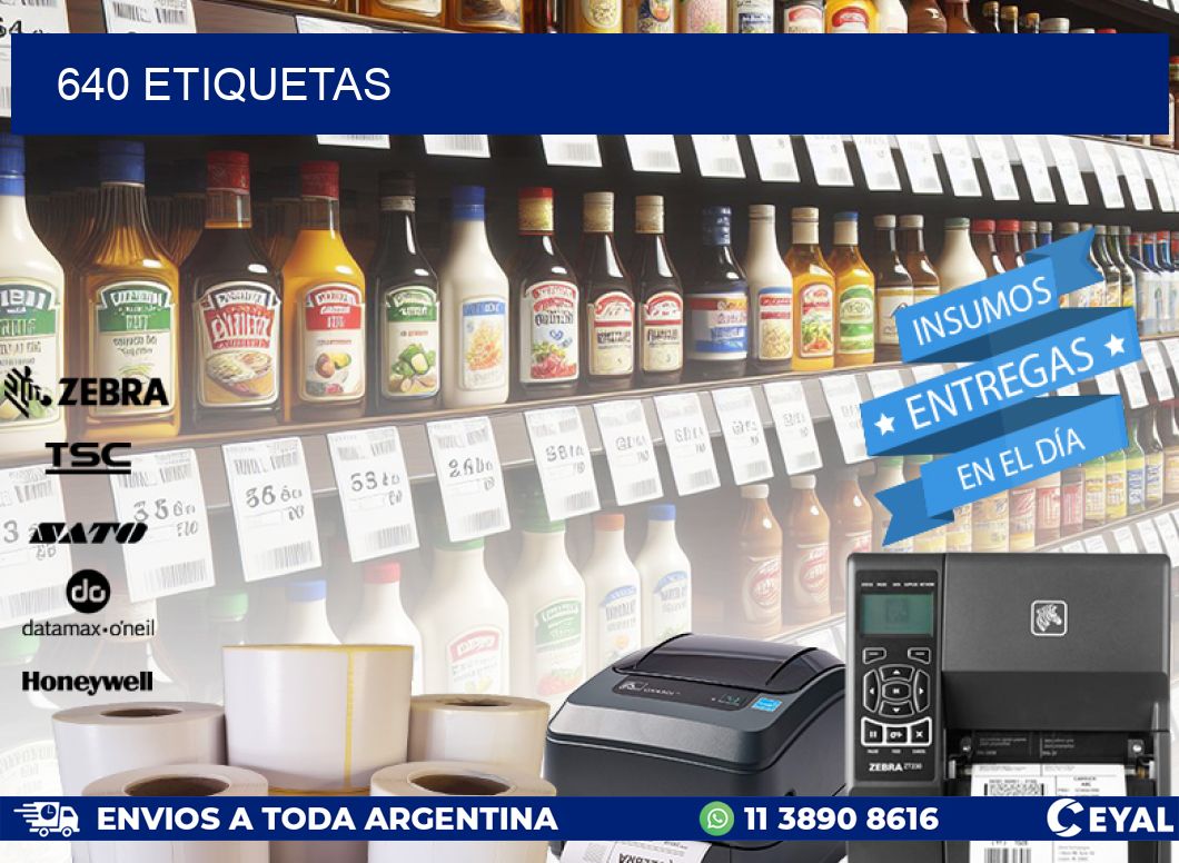 640 ETIQUETAS