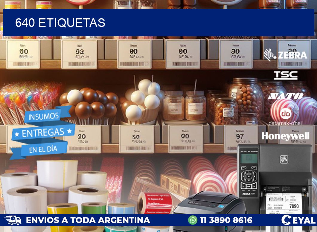 640 ETIQUETAS