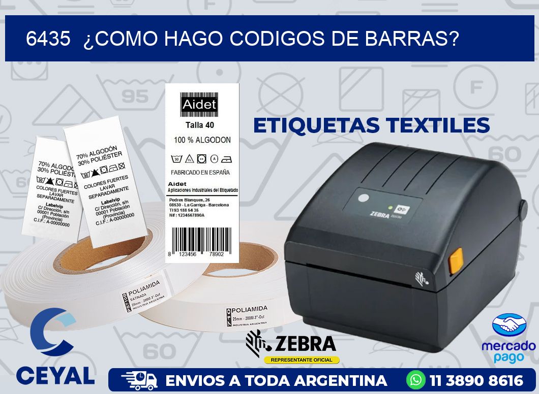 6435  ¿COMO HAGO CODIGOS DE BARRAS?