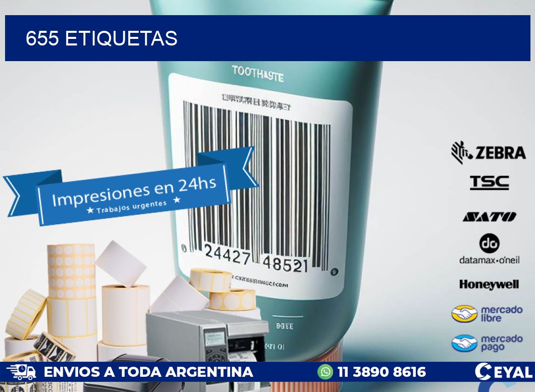 655 ETIQUETAS