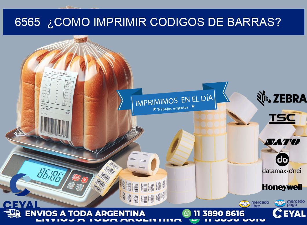 6565  ¿COMO IMPRIMIR CODIGOS DE BARRAS?