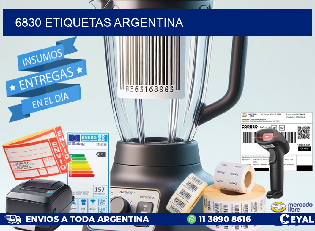 6830 ETIQUETAS ARGENTINA