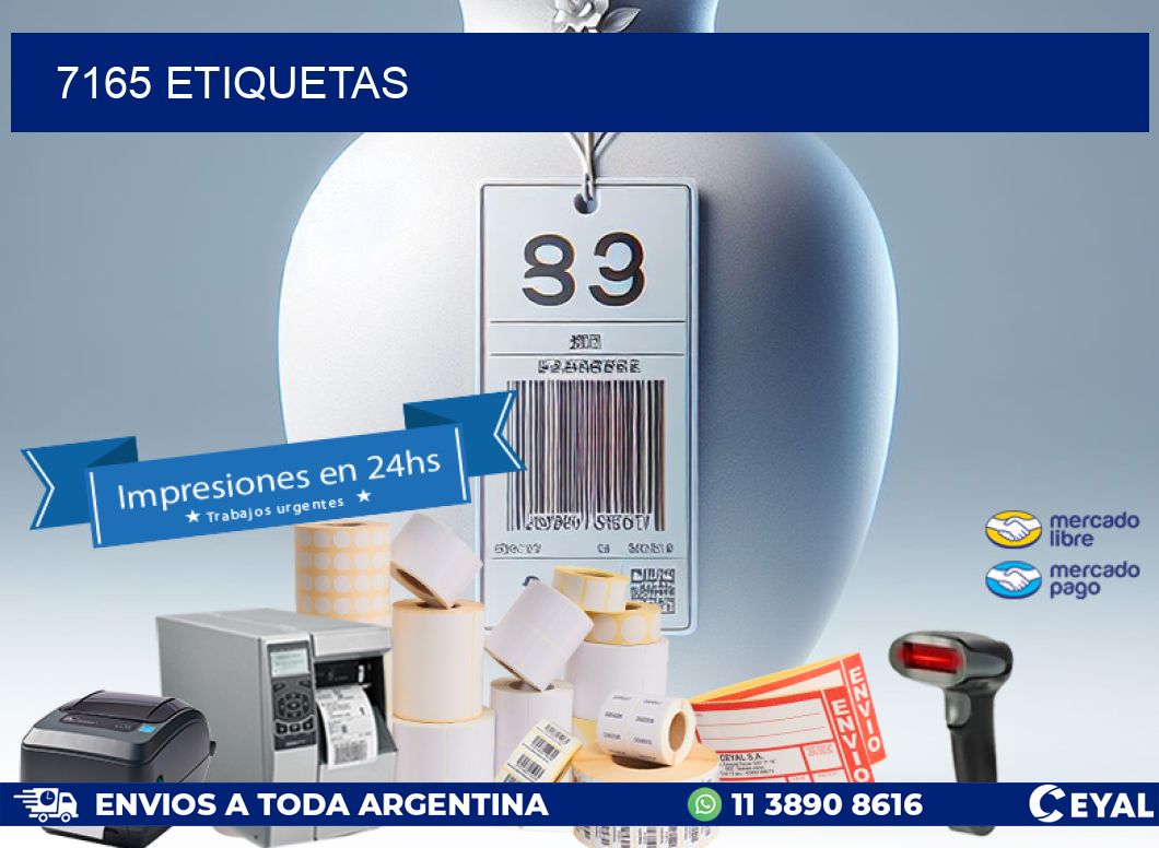 7165 ETIQUETAS