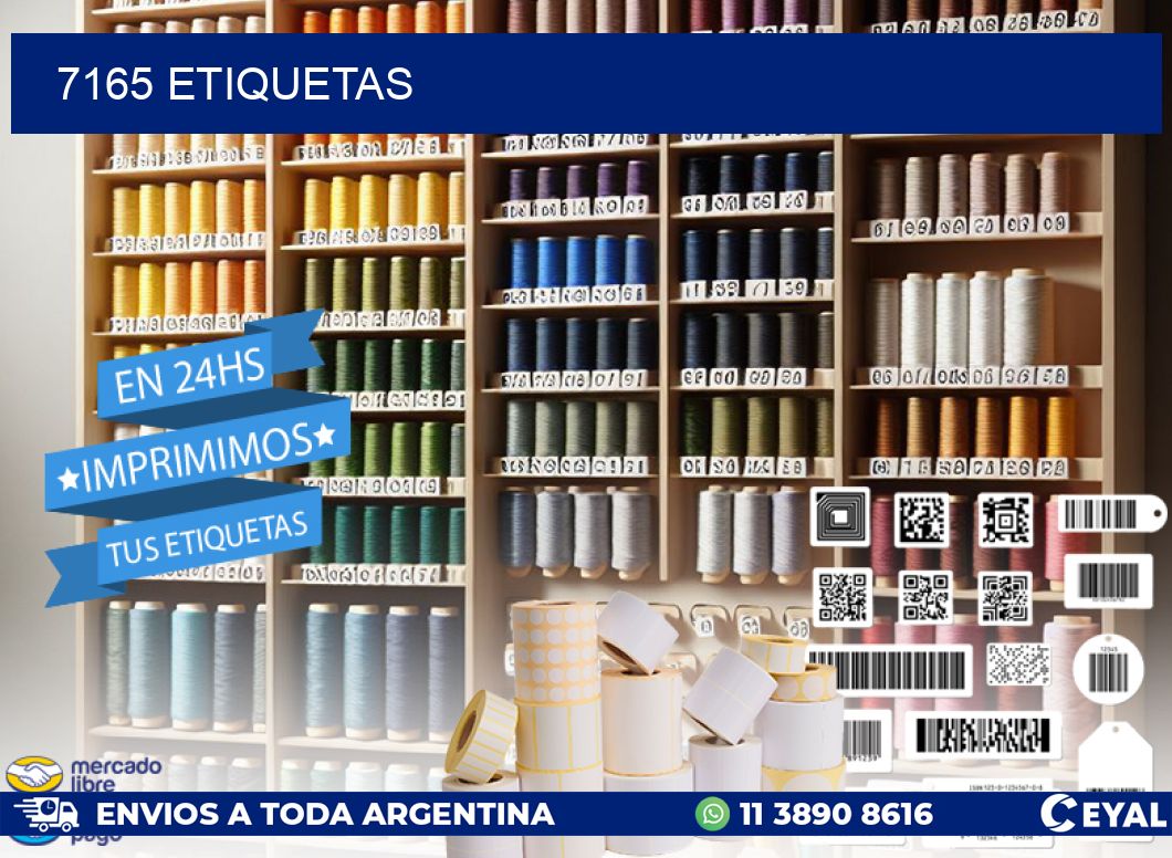 7165 ETIQUETAS