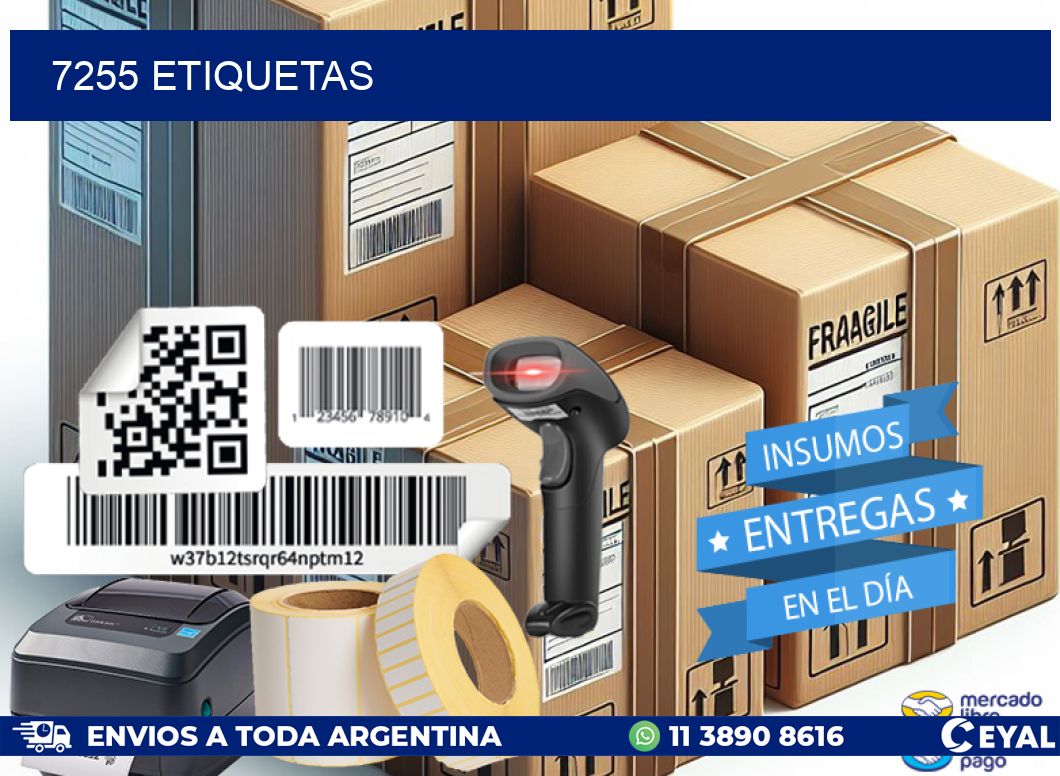 7255 ETIQUETAS