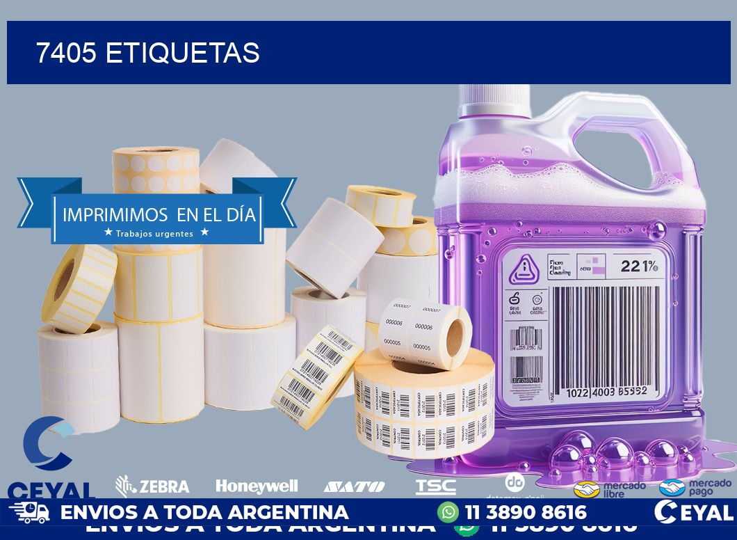 7405 ETIQUETAS