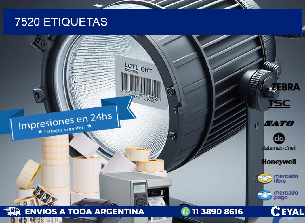 7520 ETIQUETAS