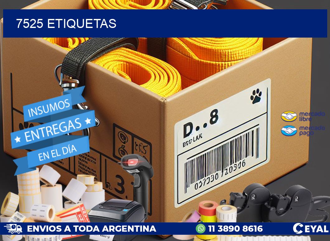 7525 ETIQUETAS