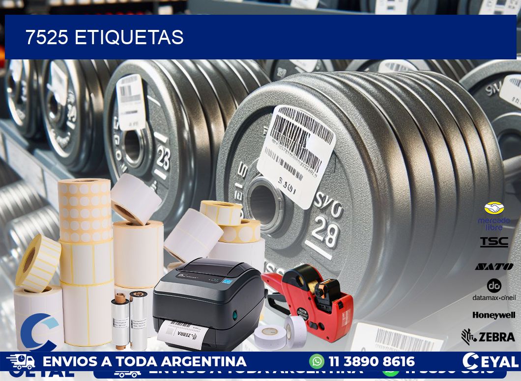 7525 ETIQUETAS