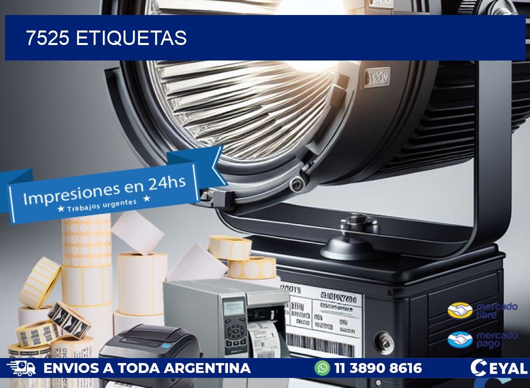 7525 ETIQUETAS