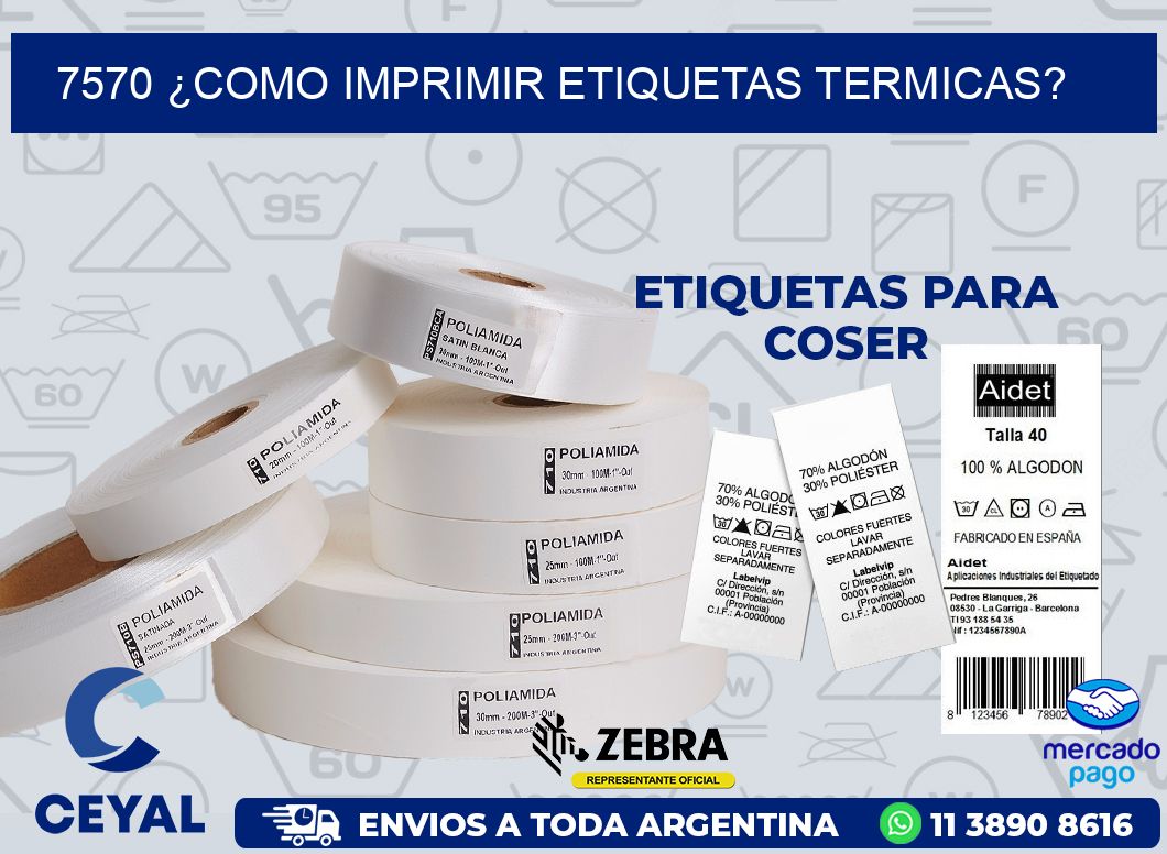 7570 ¿COMO IMPRIMIR ETIQUETAS TERMICAS?
