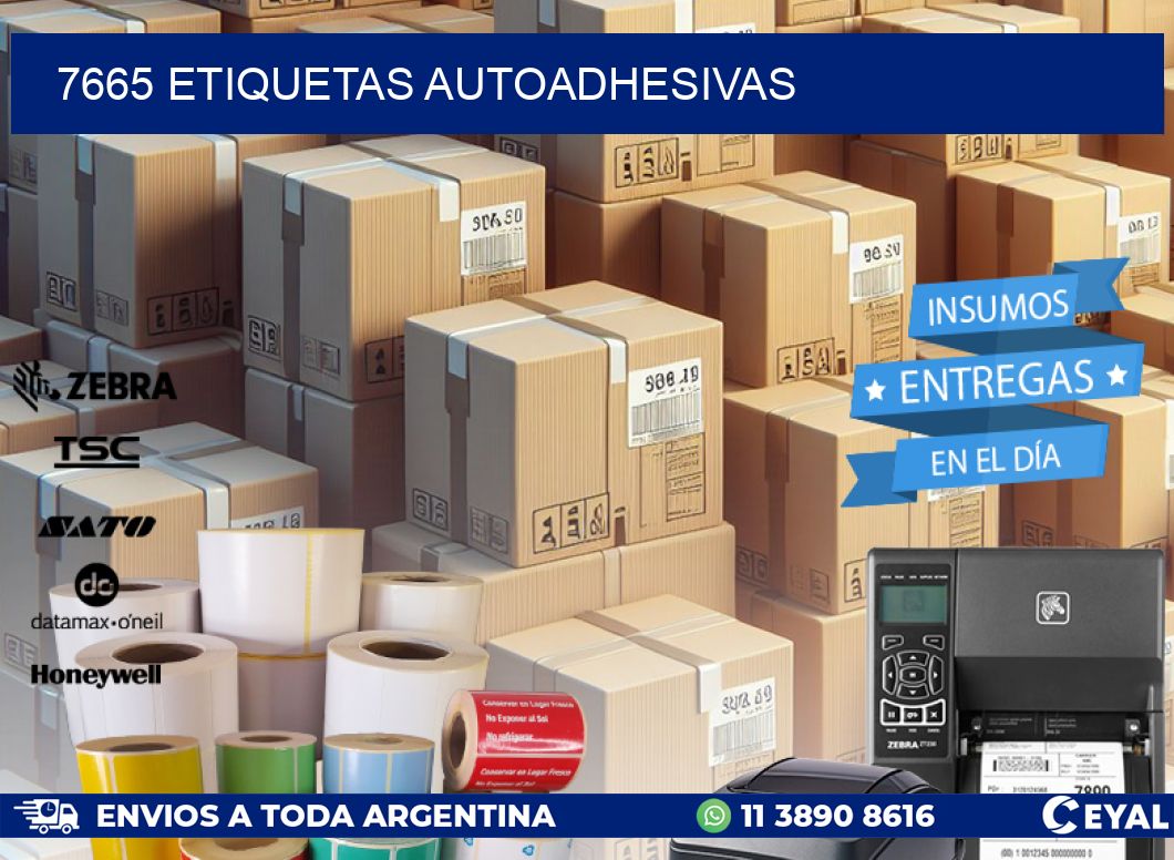 7665 ETIQUETAS AUTOADHESIVAS