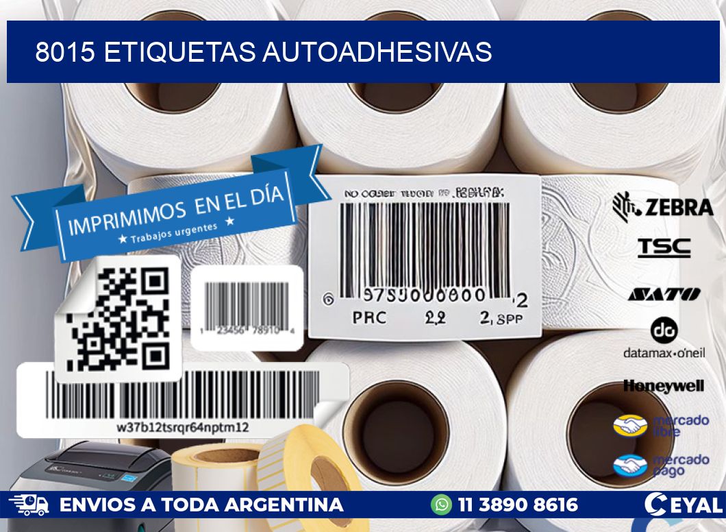 8015 ETIQUETAS AUTOADHESIVAS