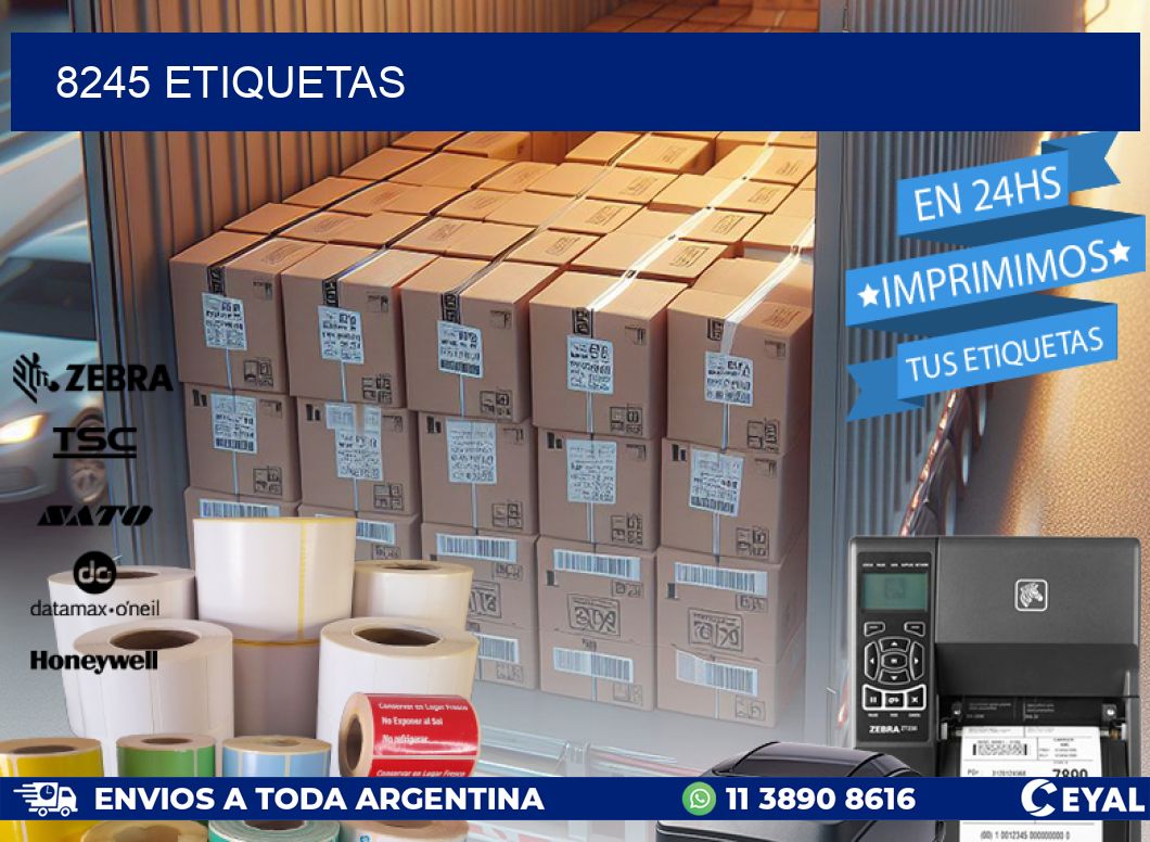 8245 ETIQUETAS