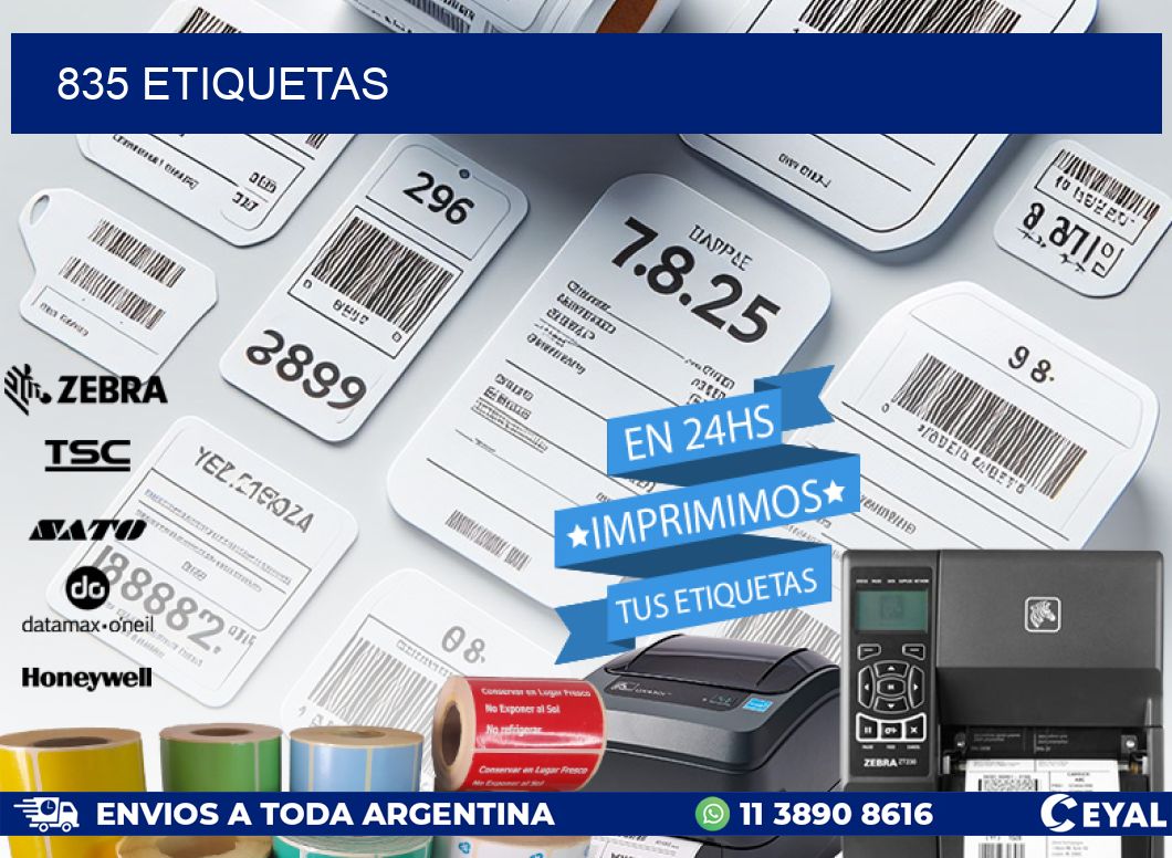 835 ETIQUETAS