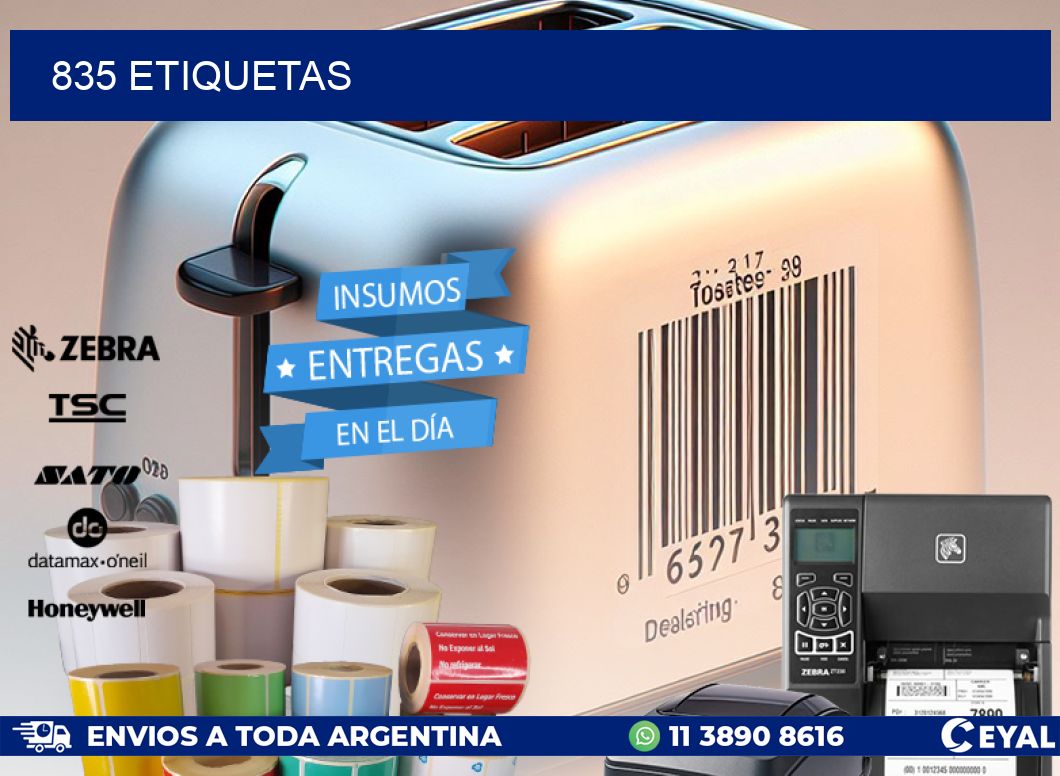 835 ETIQUETAS