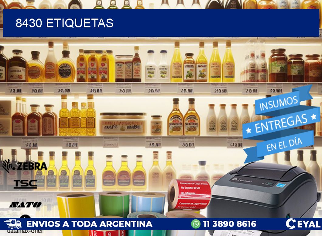 8430 ETIQUETAS