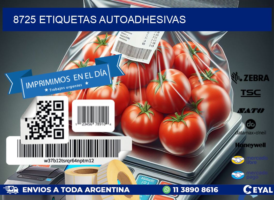 8725 ETIQUETAS AUTOADHESIVAS