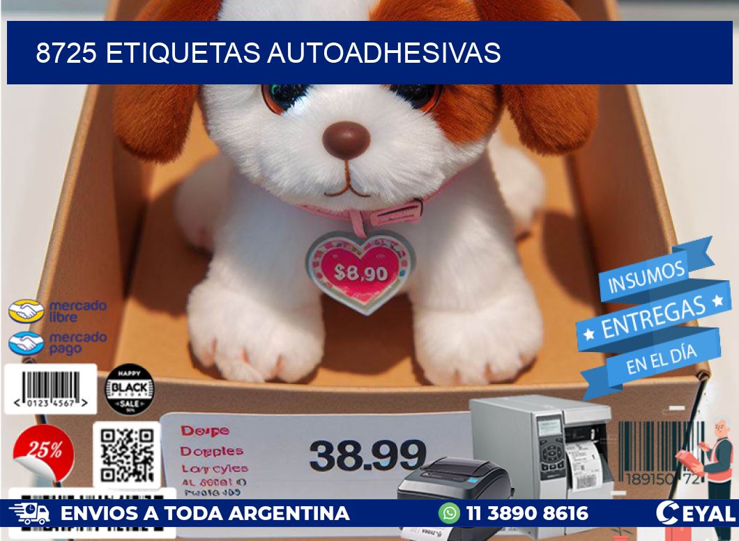 8725 ETIQUETAS AUTOADHESIVAS