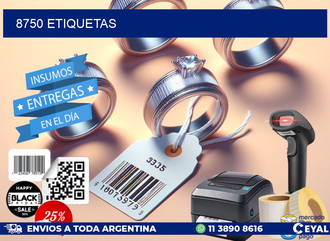 8750 ETIQUETAS