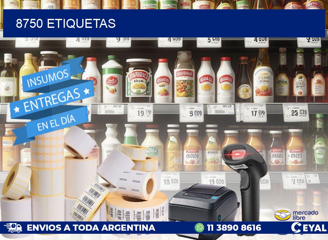 8750 ETIQUETAS