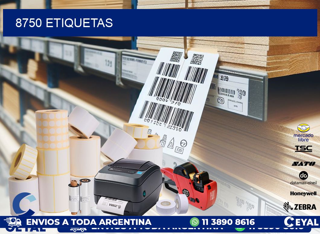 8750 ETIQUETAS