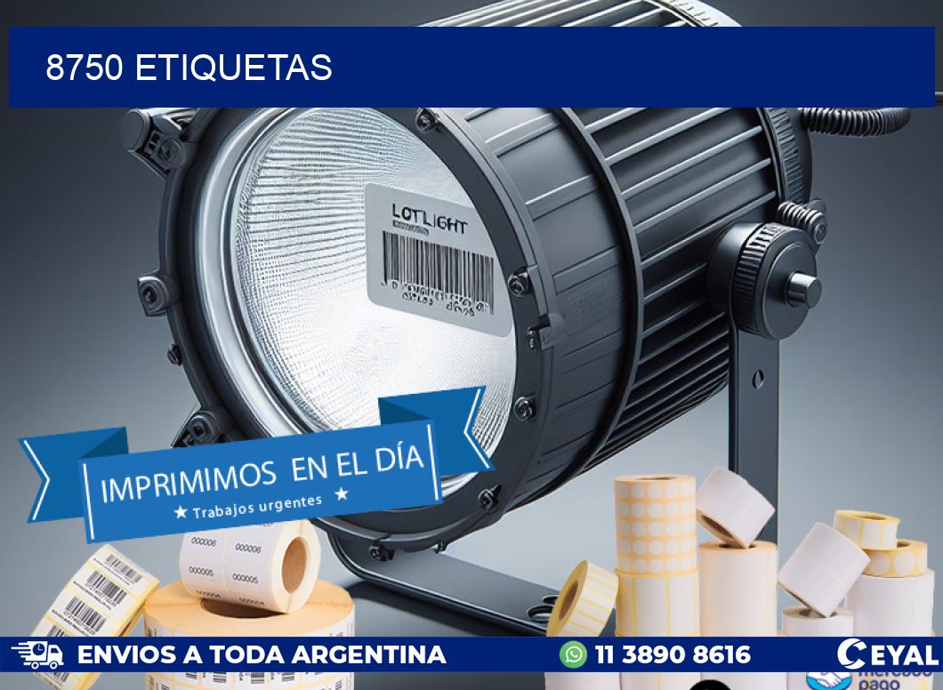 8750 ETIQUETAS