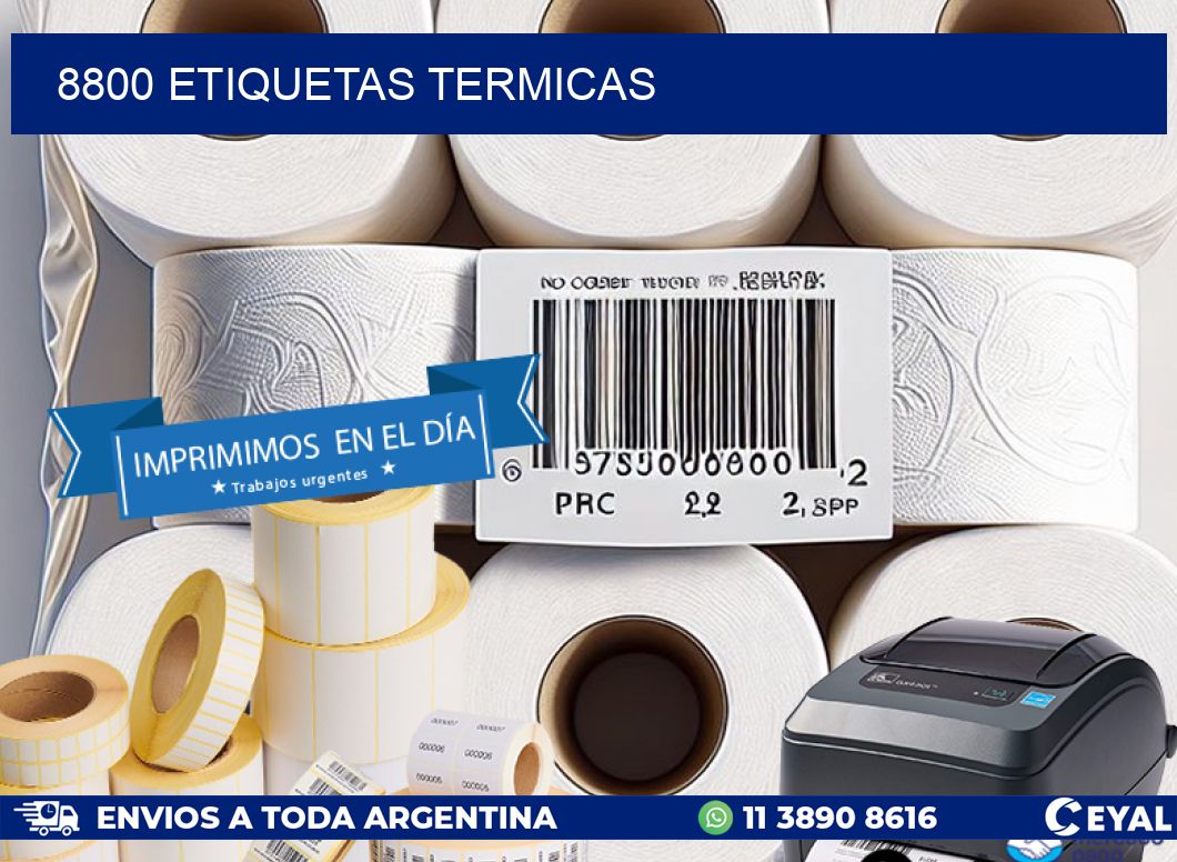 8800 ETIQUETAS TERMICAS