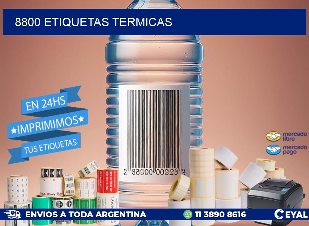 8800 ETIQUETAS TERMICAS
