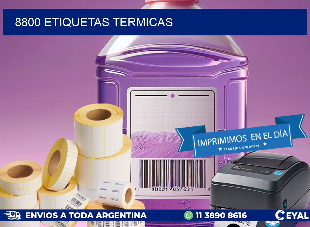 8800 ETIQUETAS TERMICAS