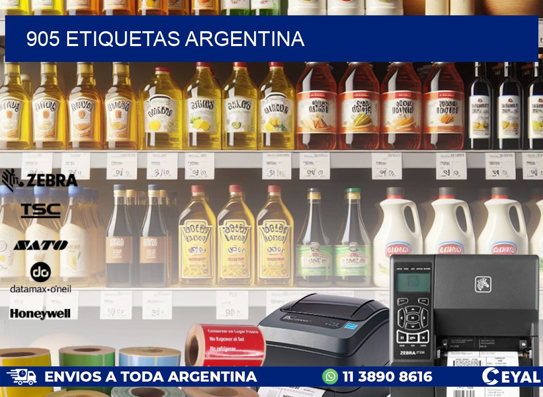 905 ETIQUETAS ARGENTINA