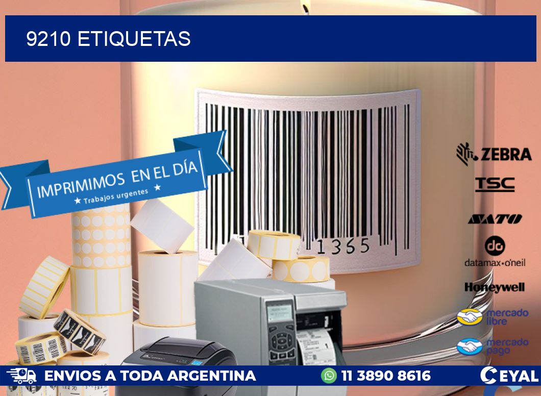9210 ETIQUETAS