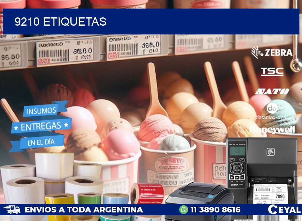9210 ETIQUETAS