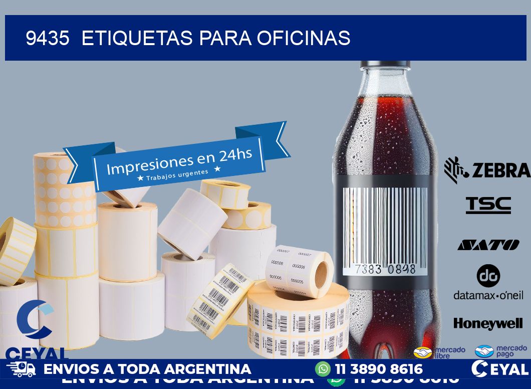 9435  ETIQUETAS PARA OFICINAS