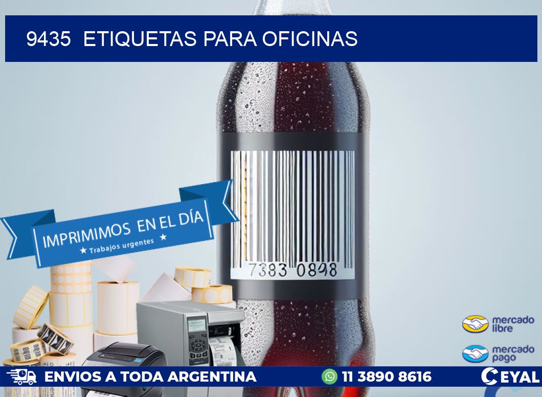 9435  ETIQUETAS PARA OFICINAS