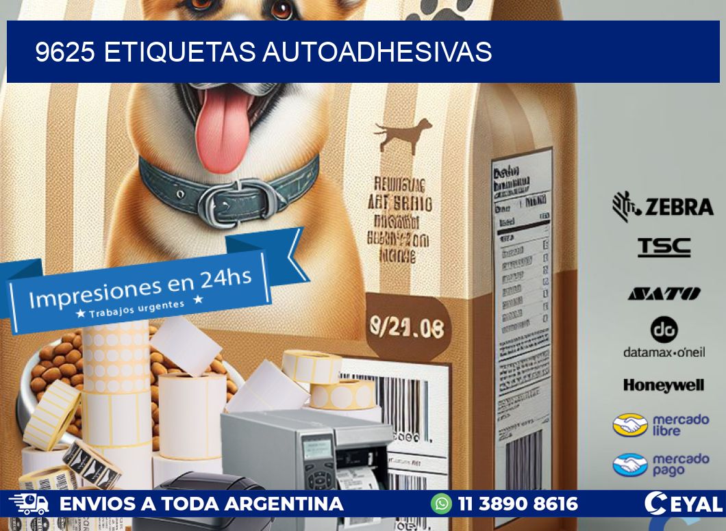 9625 ETIQUETAS AUTOADHESIVAS