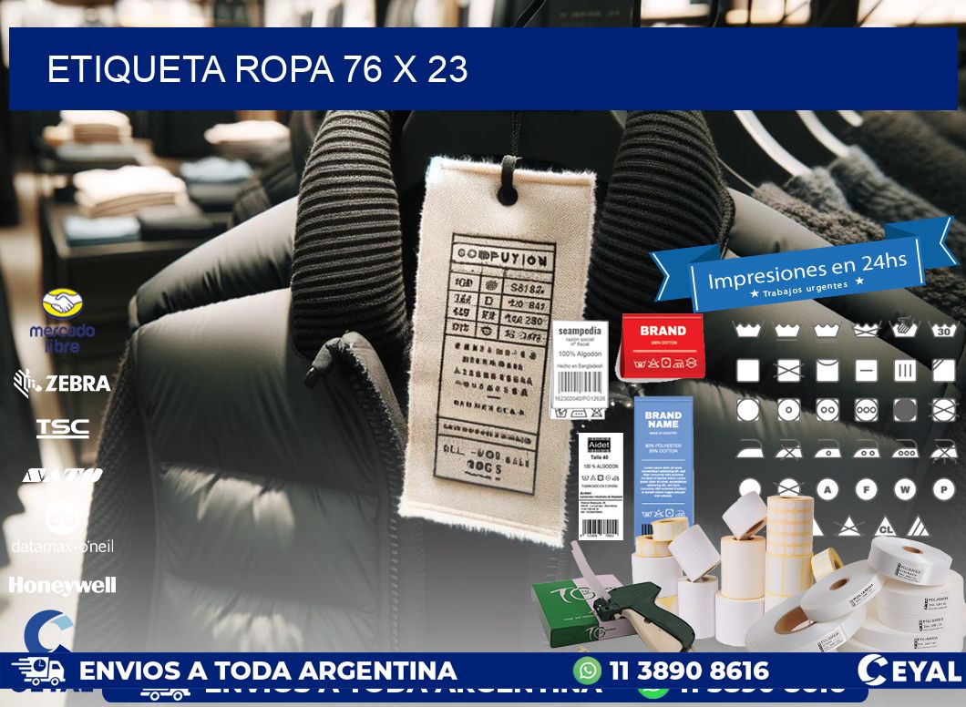 ETIQUETA ROPA 76 x 23