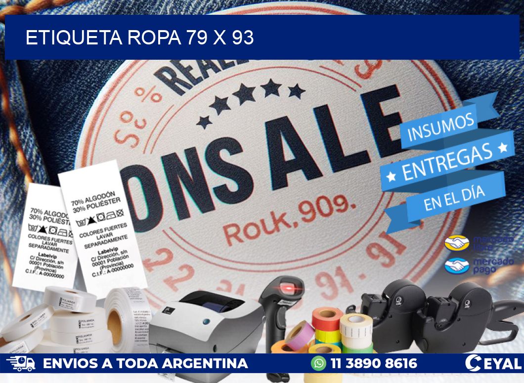 ETIQUETA ROPA 79 x 93