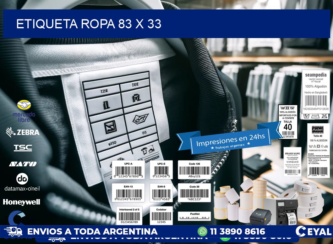 ETIQUETA ROPA 83 x 33
