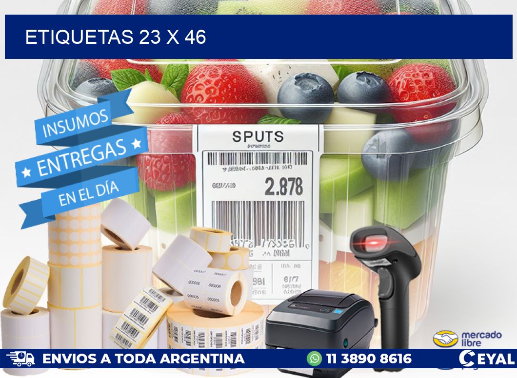ETIQUETAS 23 x 46