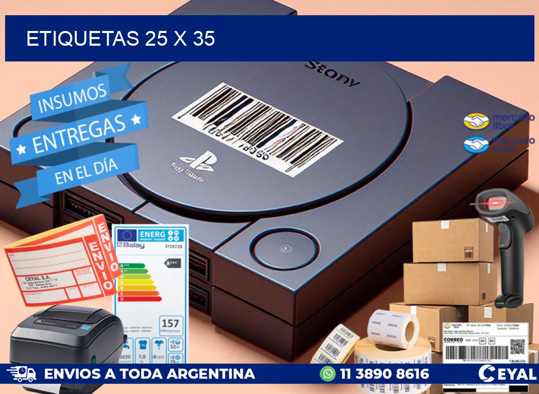 ETIQUETAS 25 x 35