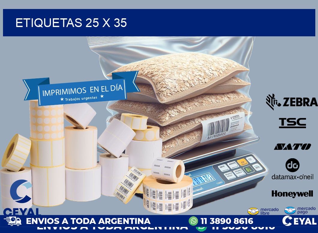 ETIQUETAS 25 x 35