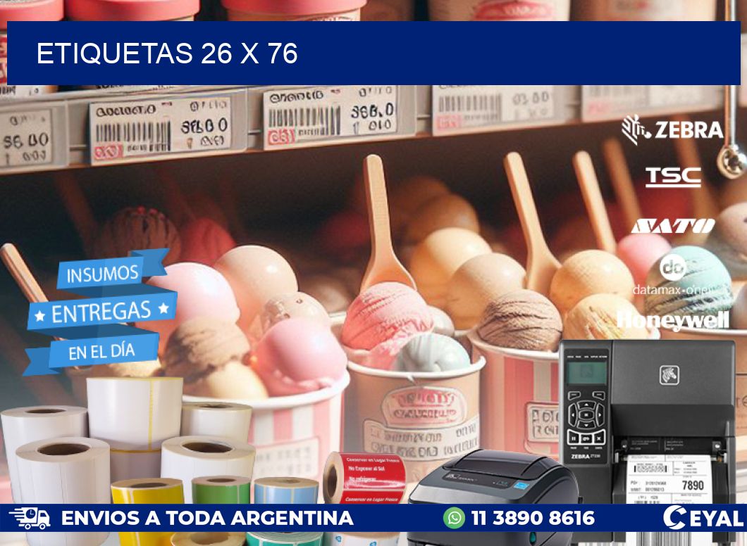 ETIQUETAS 26 x 76