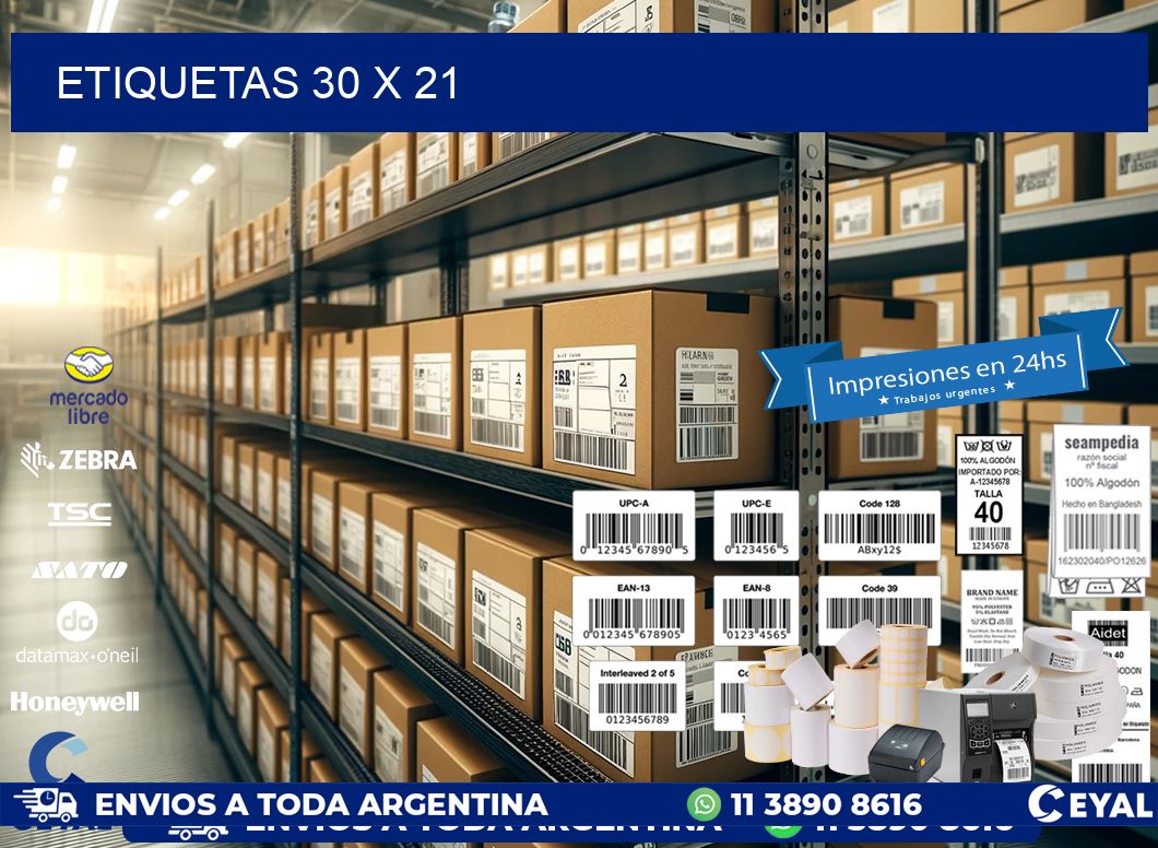 ETIQUETAS 30 x 21