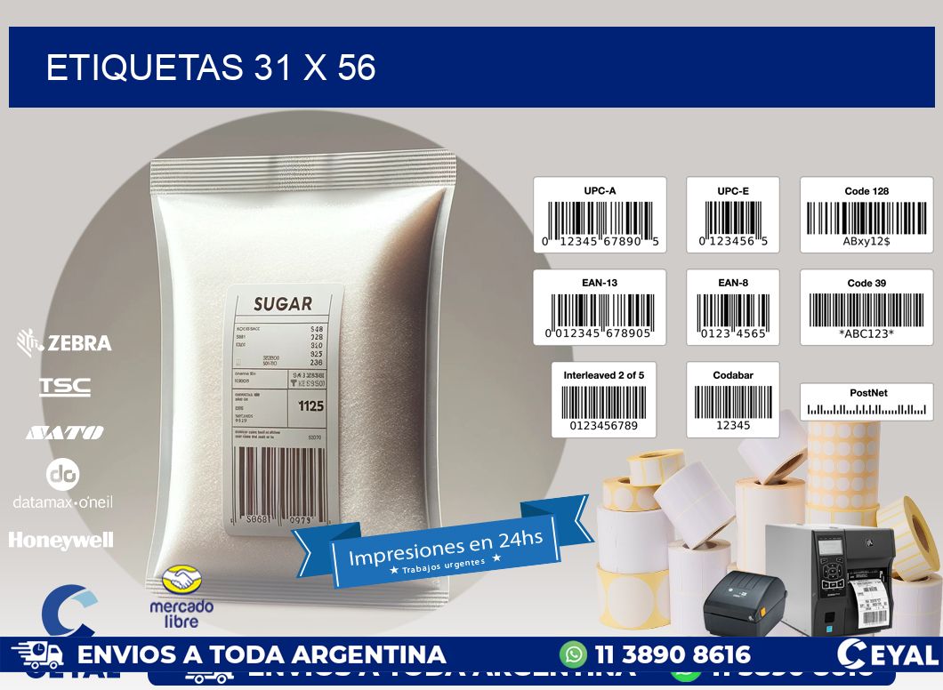 ETIQUETAS 31 x 56